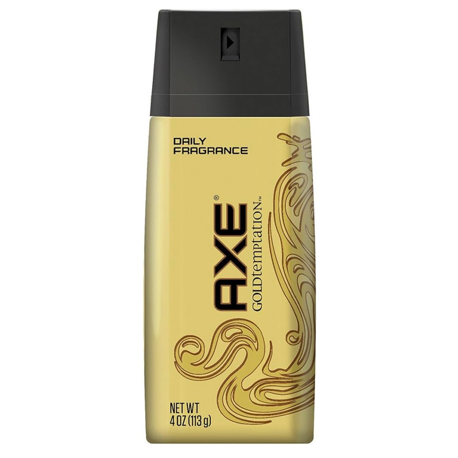 AXE DEODORANT SPRAY 4 OZ GOLD TEMPTATION