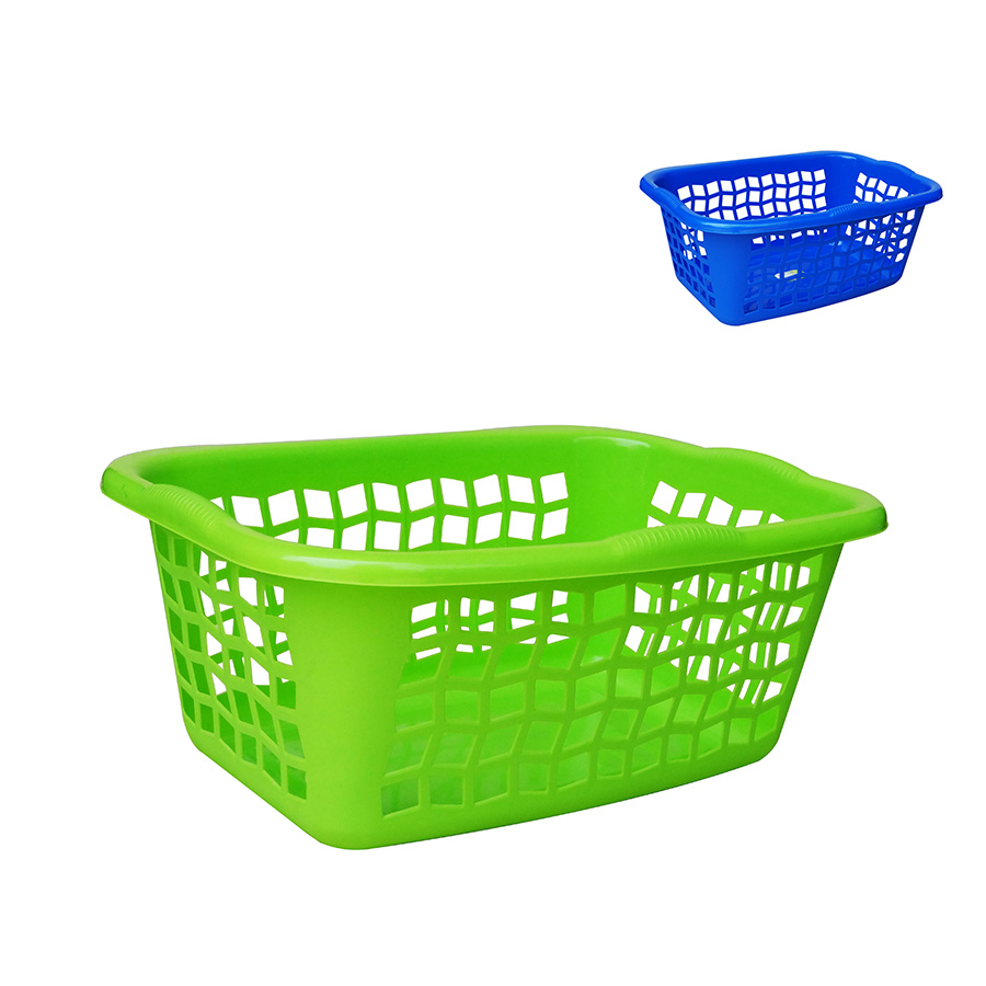 SIMPLY FOR HOME LAUNDRY BASKET 24 X 17.5 X 10.25 IN RECTANGULAR ASSORTED COLORS