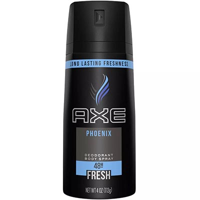 AXE DEODORANT SPRAY 4 OZ PHEONIX