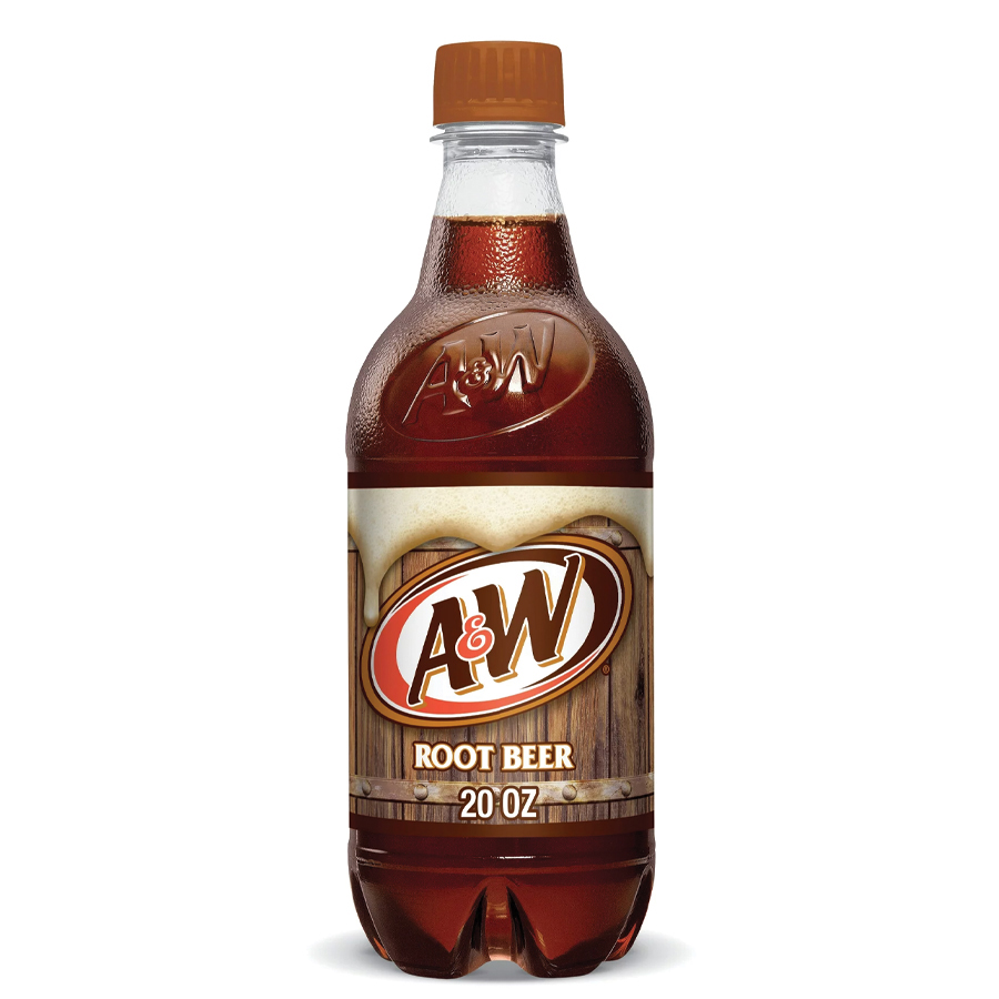 A&W SODA 20 OZ ROOT BEER