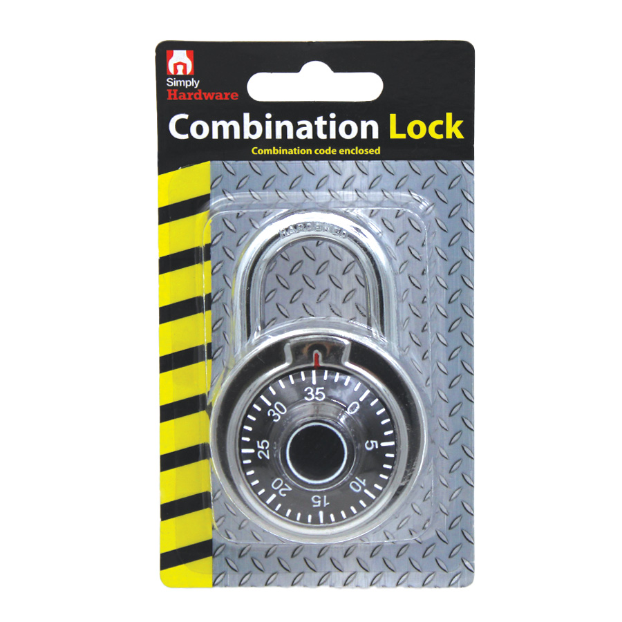 SIMPLY HARDWARE COMBINATION LOCK 1 CT