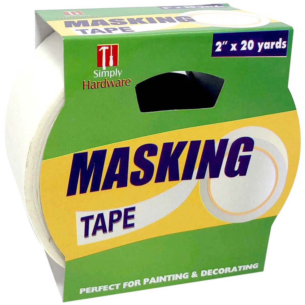 SIMPLY HARDWARE MASKING TAPE 2 IN X 20 YD