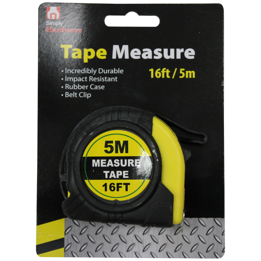 SIMPLY HARDWARE TAPE MEASURE 16 X 3.4 IN