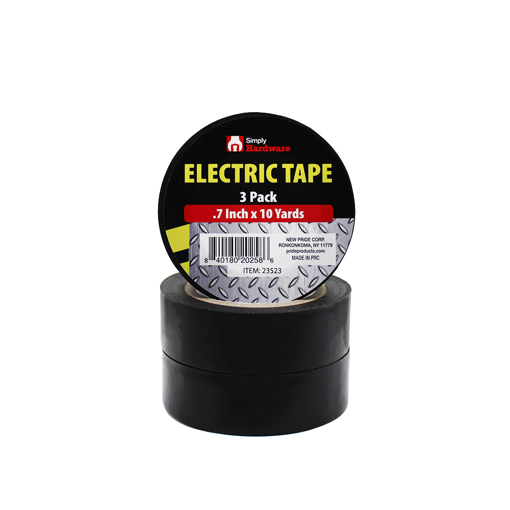 SIMPLY INSULATION/ELECTRIC TAPE 0.7 IN 10 YD 3 PK