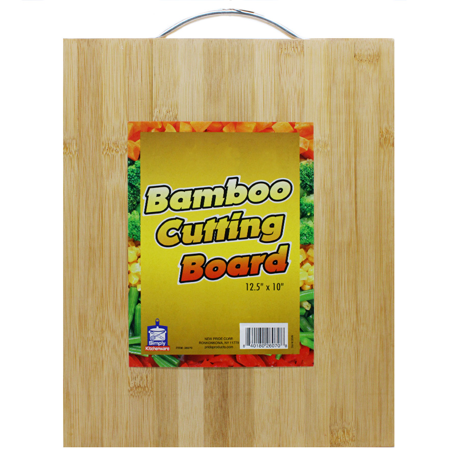SIMPLY KITCHENWARE CUTTING BOARD 12.5 X 10 IN BAMBOO