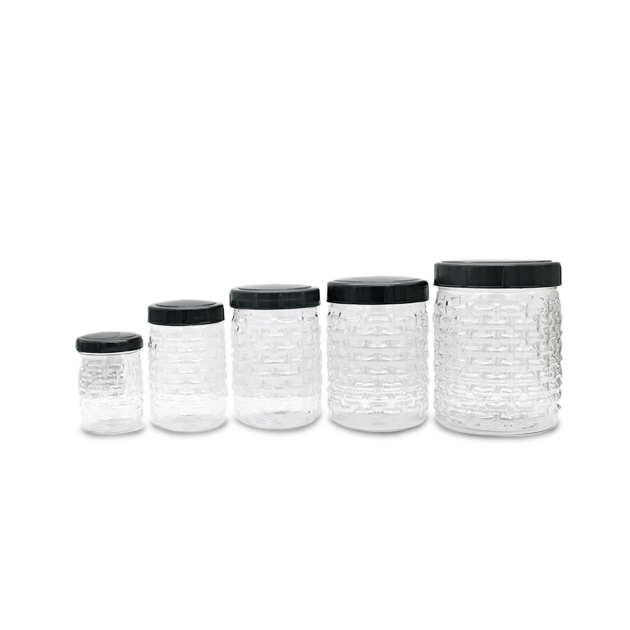 SIMPLY KITCHENWARE PLASTIC CANISTER 5 CT SET