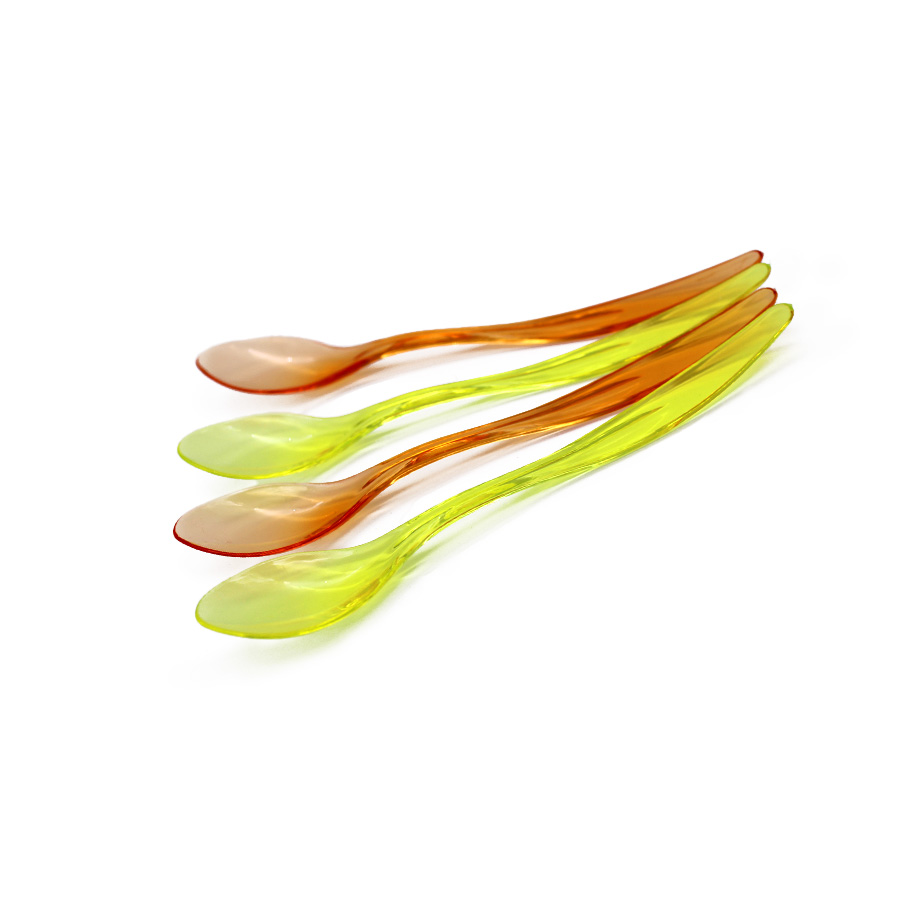 SIMPLY KITCHENWARE PLASTIC ICE CREAM SPOON 5.5 IN 8 PK ASSORTED COLORS