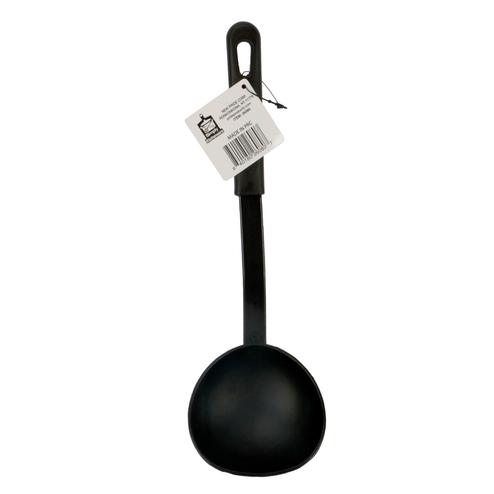 SIMPLY KITCHENWARE SOUP LADLE 12 IN NYLON BLACK