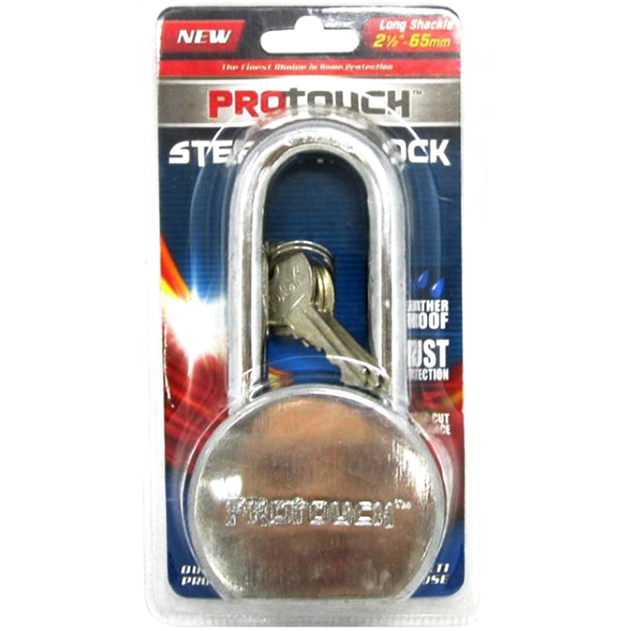 SIMPLY PADLOCK 65MM LONG ROUND STEEL