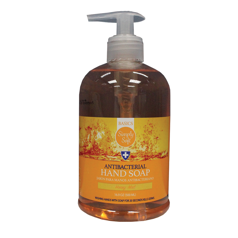 SIMPLY SOFT BASICS HANDWASH 16.9 OZ ANTI BACTERIAL