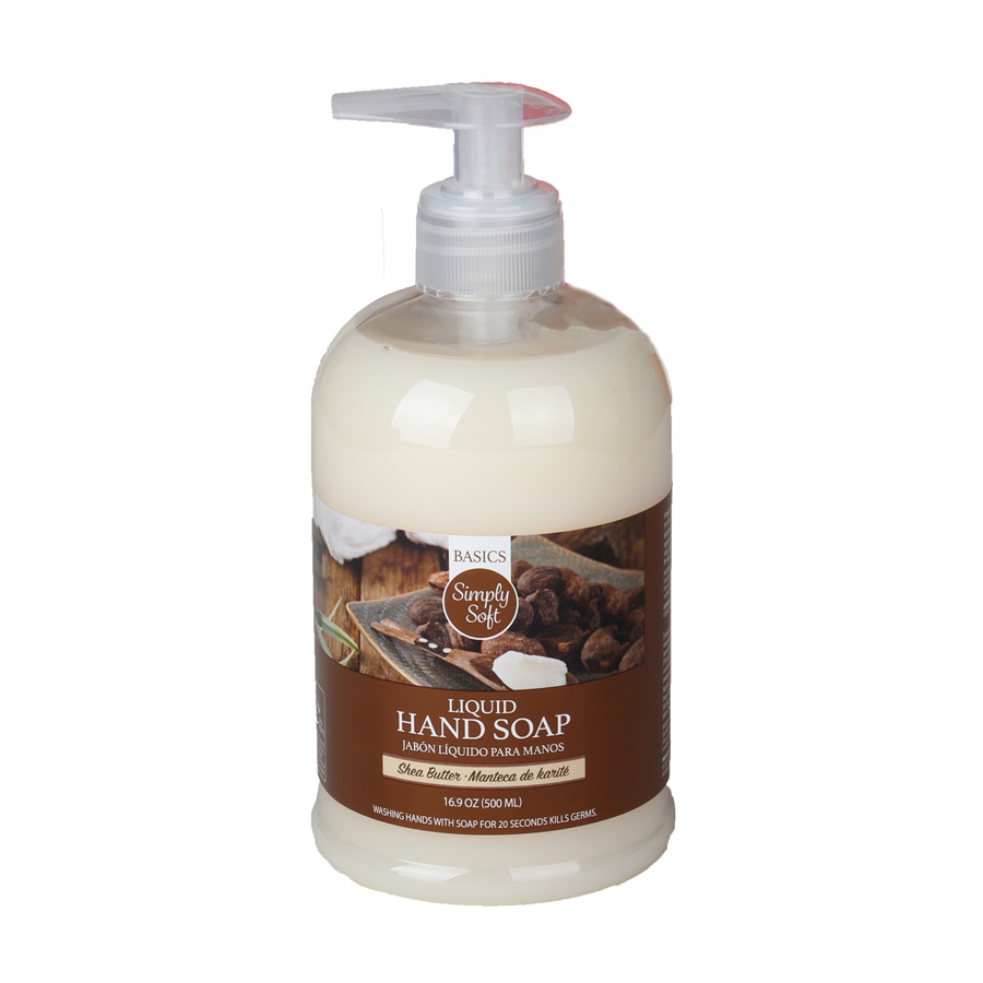 SIMPLY SOFT BASICS HANDWASH 16.9 OZ SHEA BUTTER