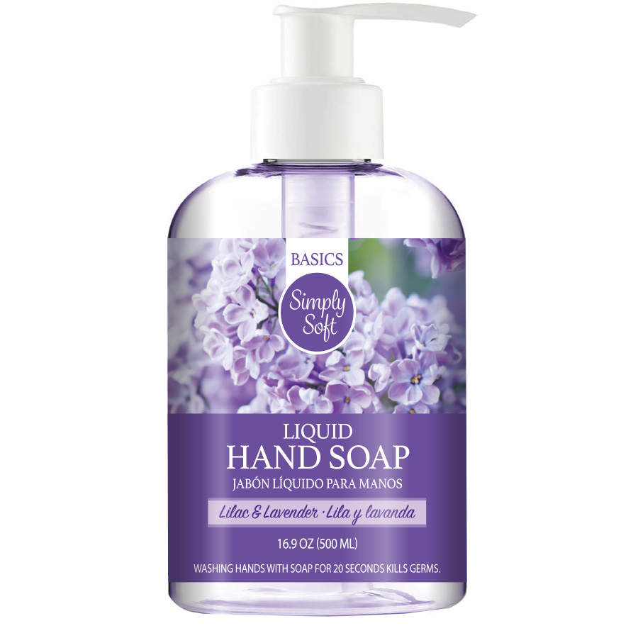 SIMPLY SOFT HANDWASH 16.9 OZ LAVENDER