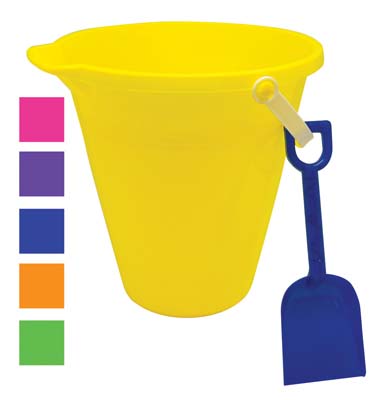 SIMPLY TOYS BEACH TOYS 9 IN WITH SHOVEL & SPOUT