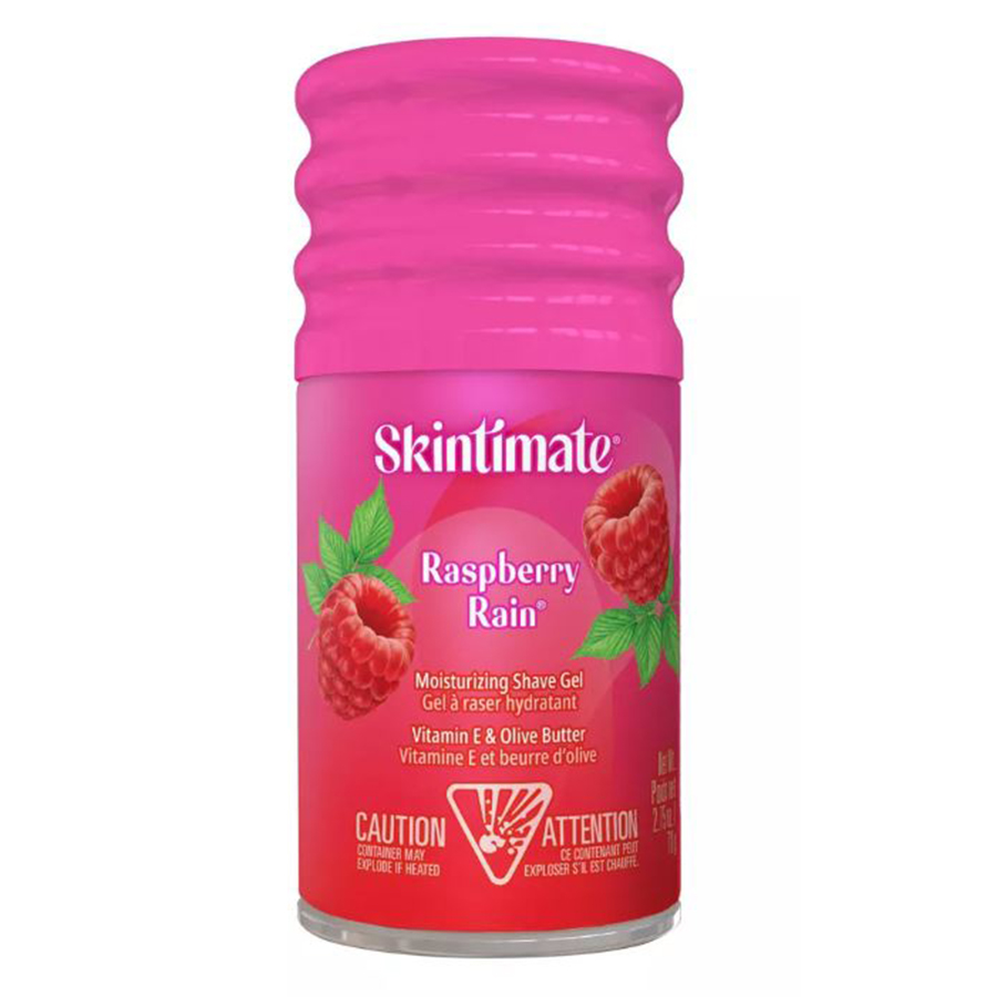 SKINTIMATE SHAVE GEL 2.75 OZ RASPBERRY RAIN TRAVEL SIZE