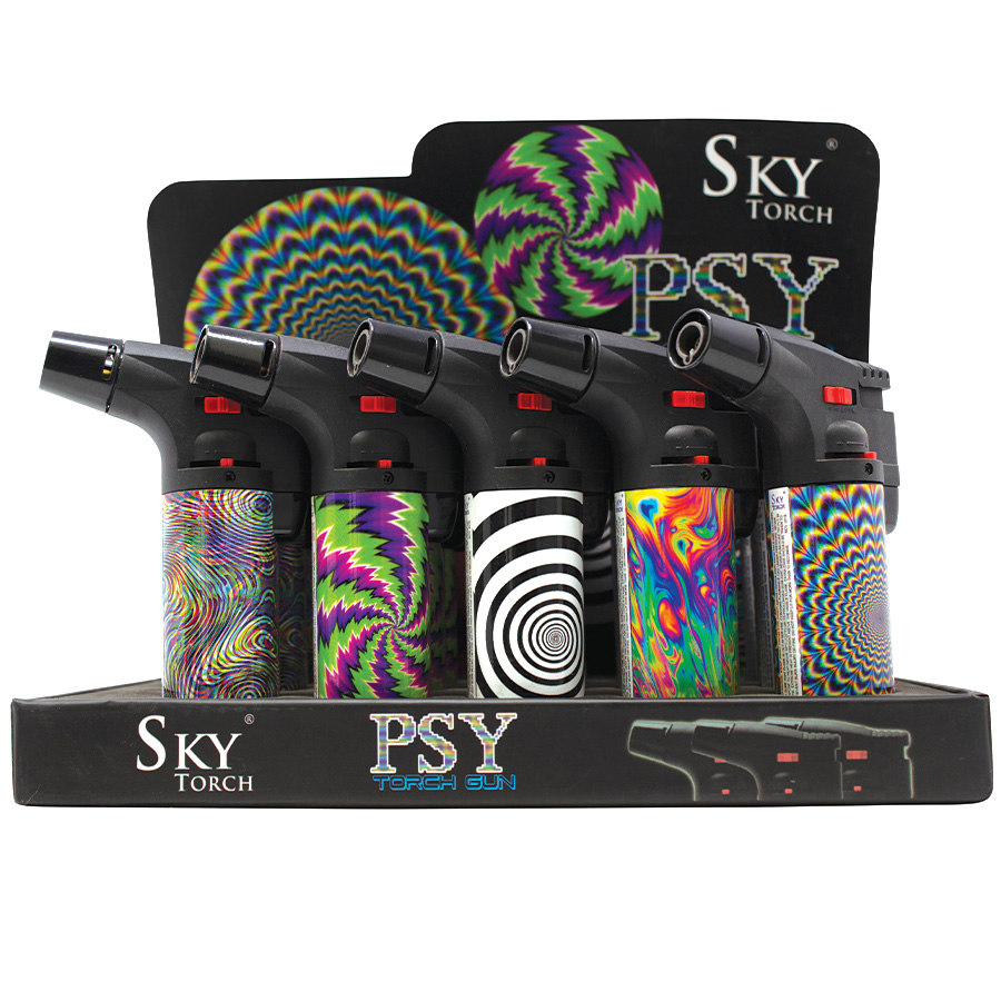 SKY TORCH LIGHTER 1 CT PSY TORCH GUN SK101PS