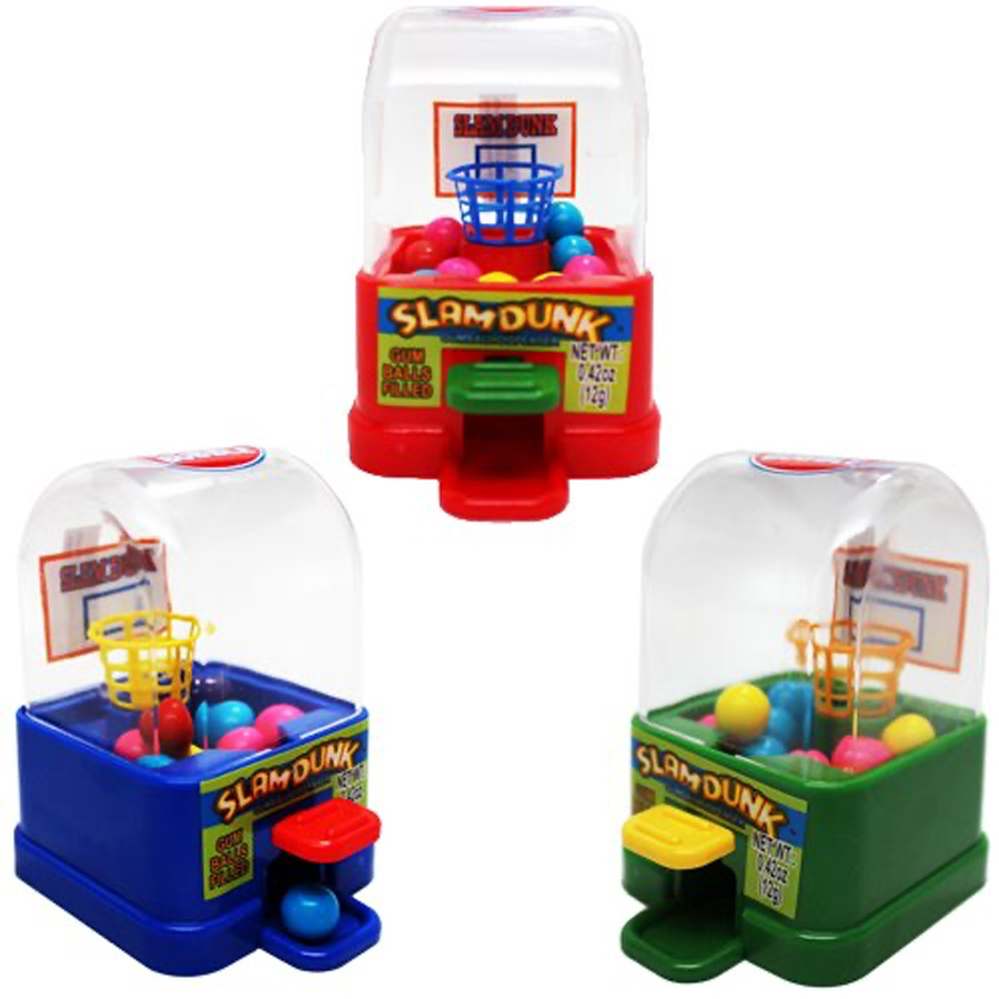 SLAM DUNK GUMBALL DISPENSER 0.42 OZ