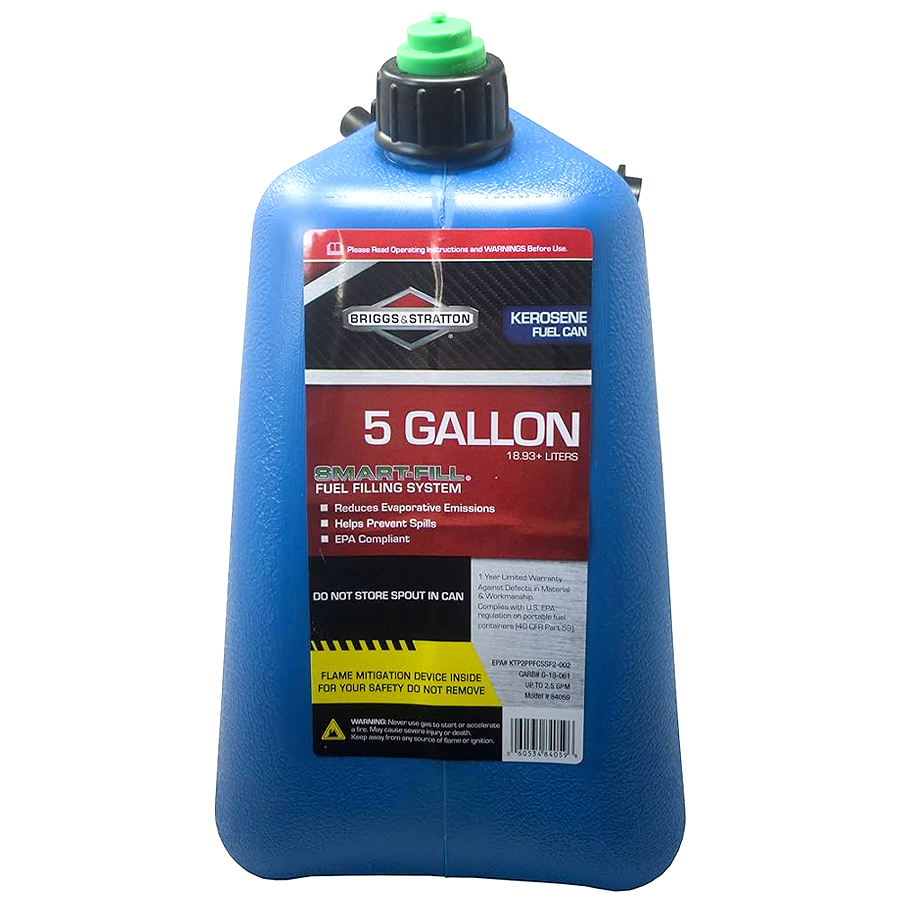 SMART FILL GAS CAN 5 GALLON KEROSENE
