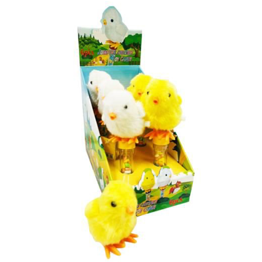 SMILEY KIDS TOYS & CANDY 1 CT JUMPING CHICKEN