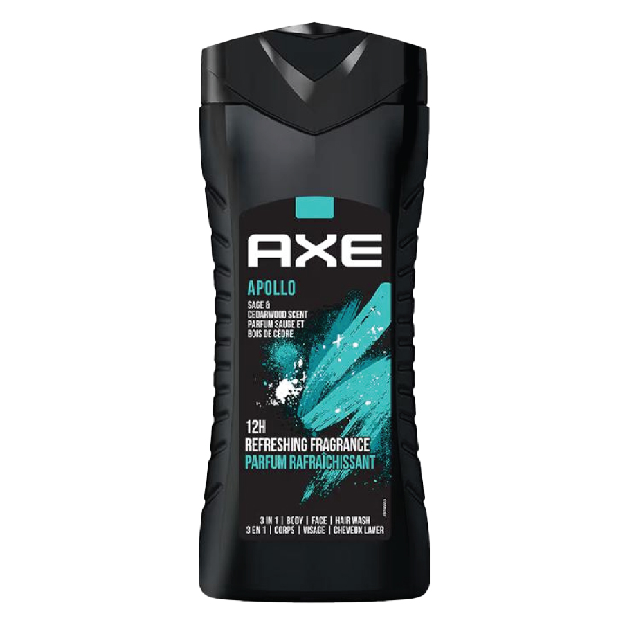 AXE SHOWER GEL 250 ML 3 IN 1 APOLLO