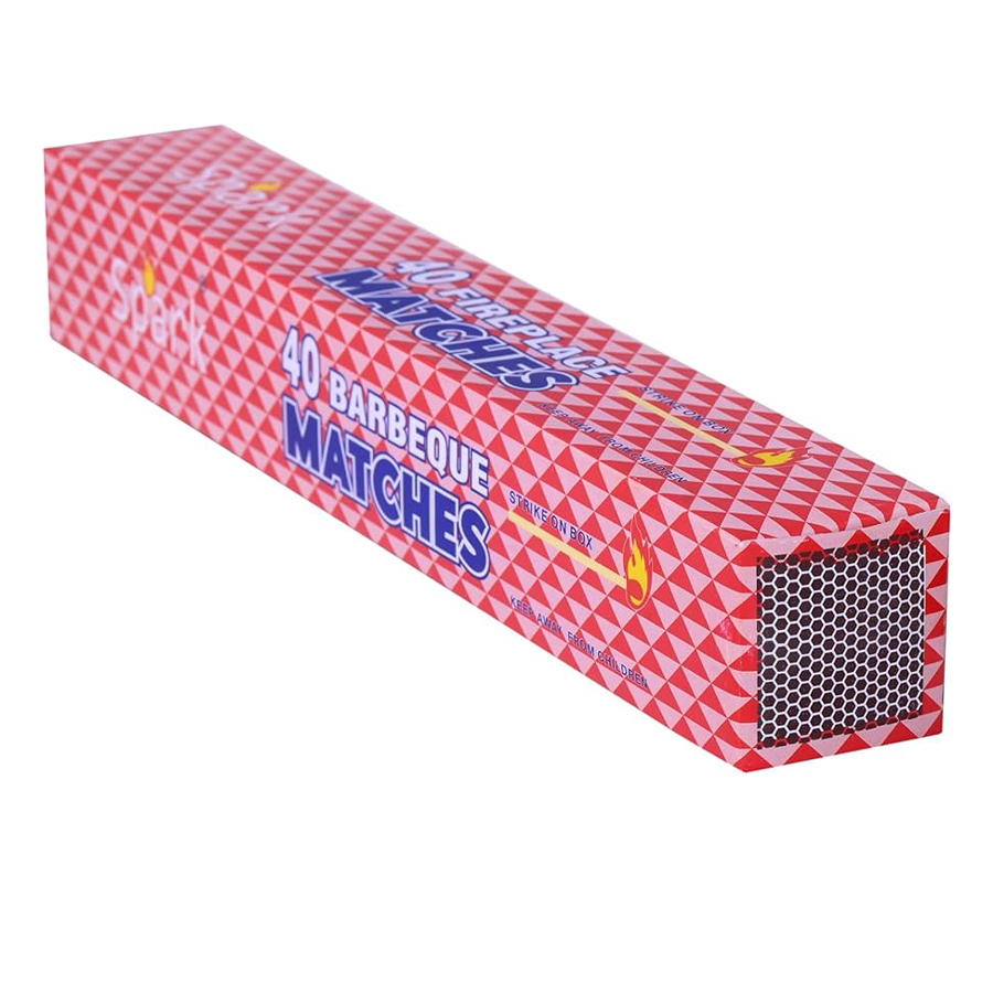SPARK WOODEN BBQ MATCHES 40 CT