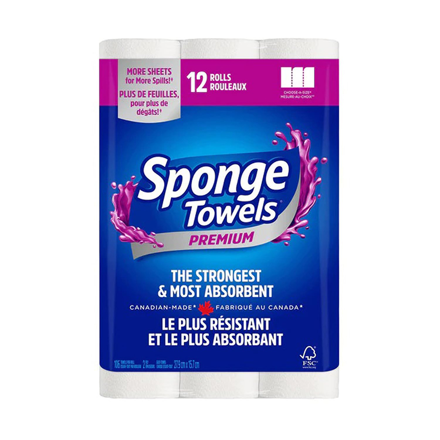 SPONGE PAPER TOWEL 106 SHEETS PREMIUM