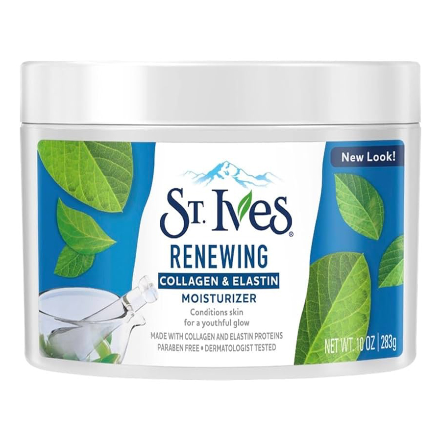 ST. IVES RENEWING MOISTURIZER 10 OZ COLLAGEN & ELASTIN