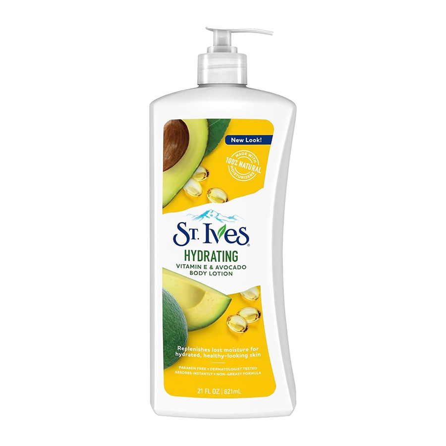 ST.IVES BODY LOTION 400 ML HYDRATING VITAMIN E & AVOCADO