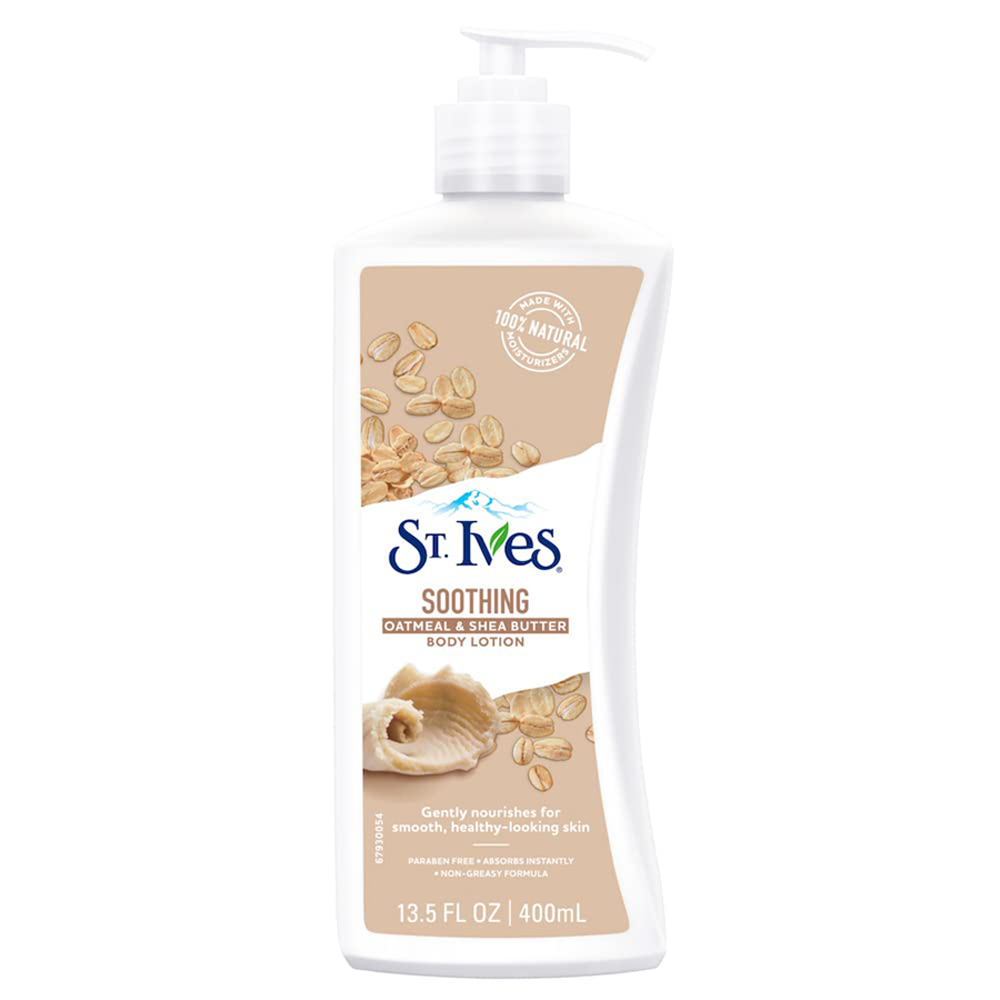 ST.IVES BODY LOTION 400 ML SOOTHING OATMEAL & SHEA BUTTER