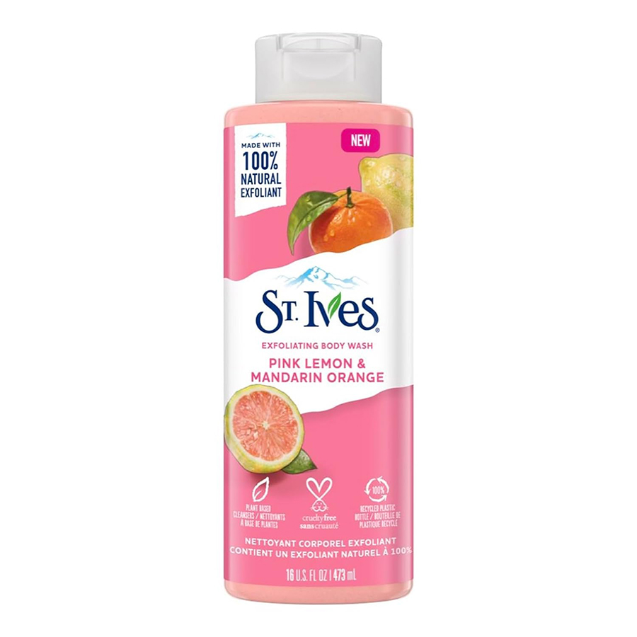 ST.IVES BODY WASH 16 OZ PINK LEMON & MANDARIN ORANGE