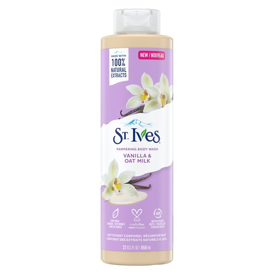 ST.IVES BODY WASH 22 OZ VANILLA OAT MILK