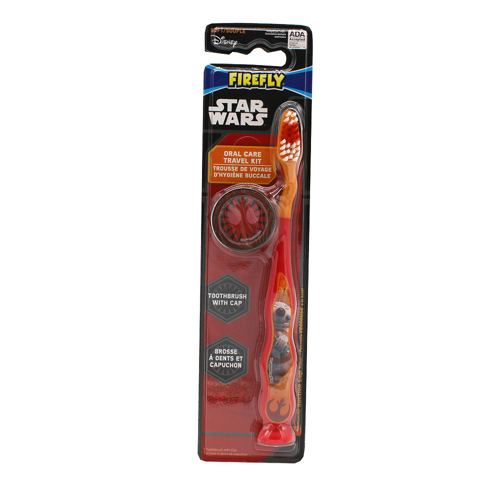 STAR WARS TOOTHBRUSH 1 CT WITH SUCTION CUP