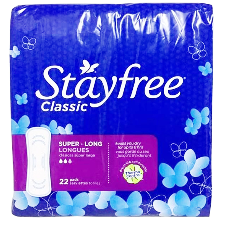 STAYFREE PADS 22CT MAXI CLASSIC