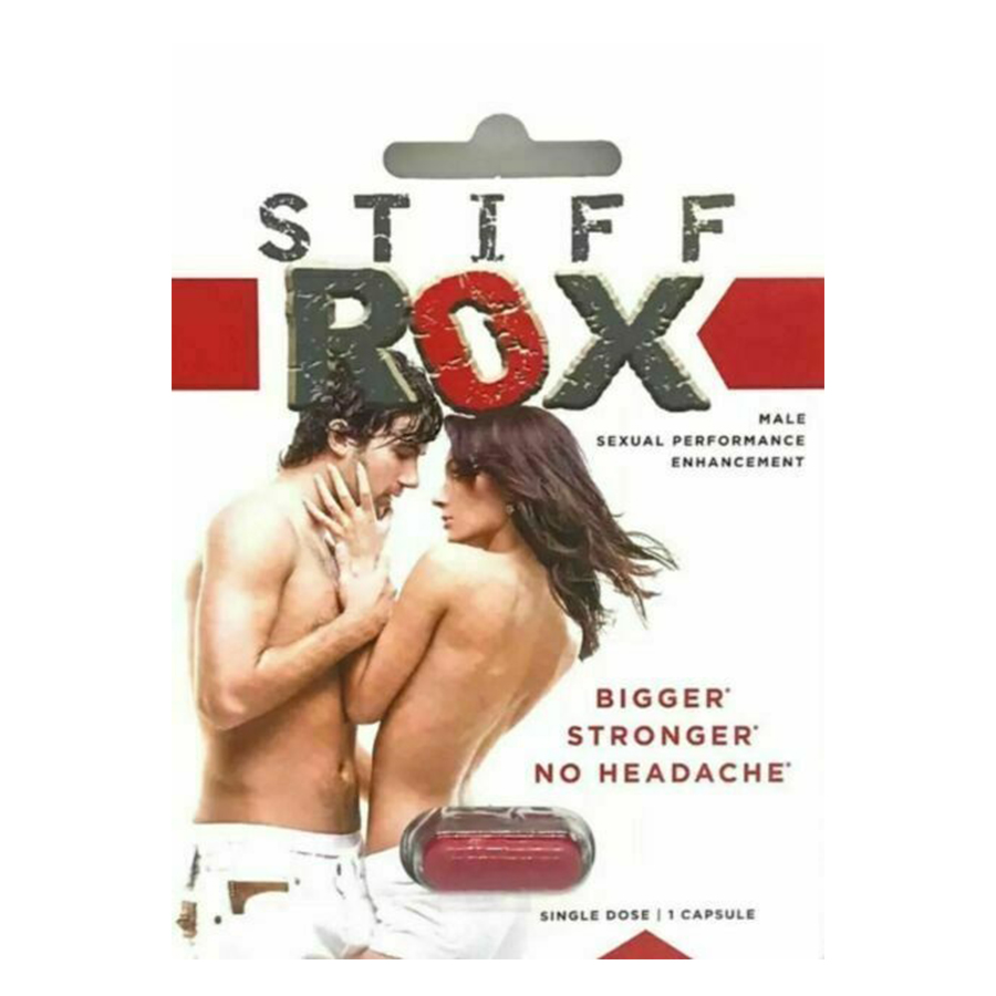 STIFF ROCK MALE ENHANCEMENT 1 CT SINGE PACK POUCHES