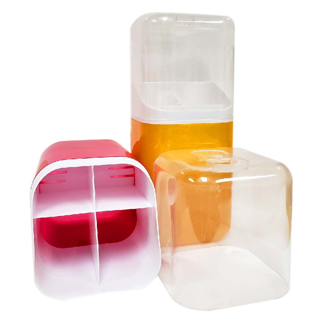 STORAGE CNTNR 11 IN WITH LID & MULTIPLE COMPRTMNTS