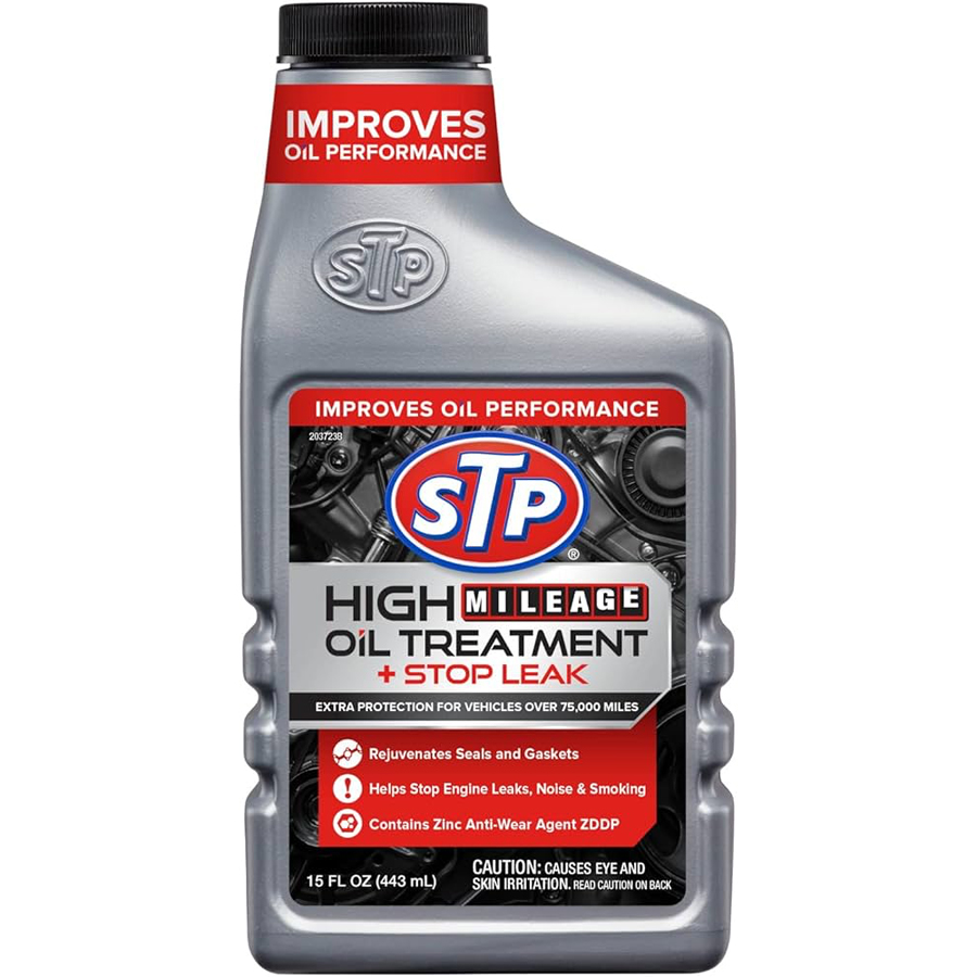 STP ADDITIVES 15 OZ HIGH MILEAGE OIL TREATMENT