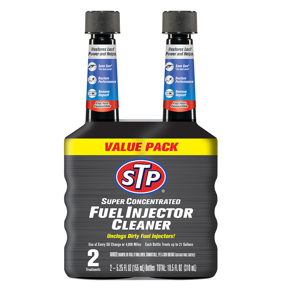 STP ADDITIVES 5.25 OZ 2 PK SUPER CONCENTRATED FUEL INJECTOR CLEANER