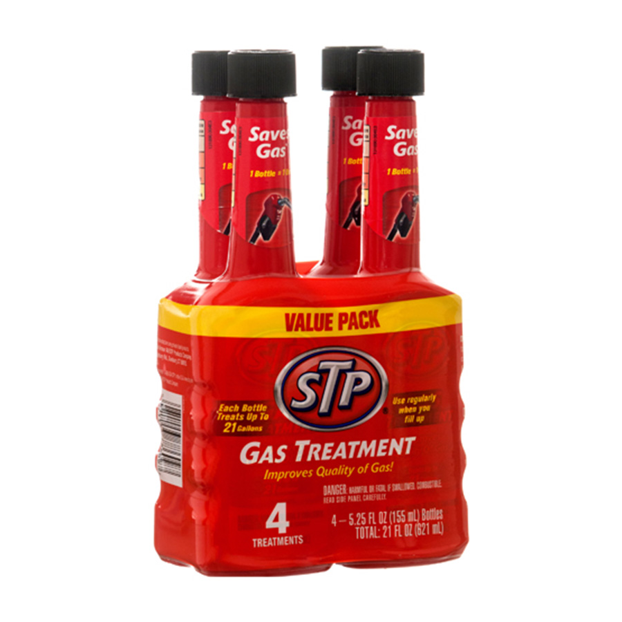 STP ADDITIVES 5.25 OZ 4 PK GAS TREATMENT
