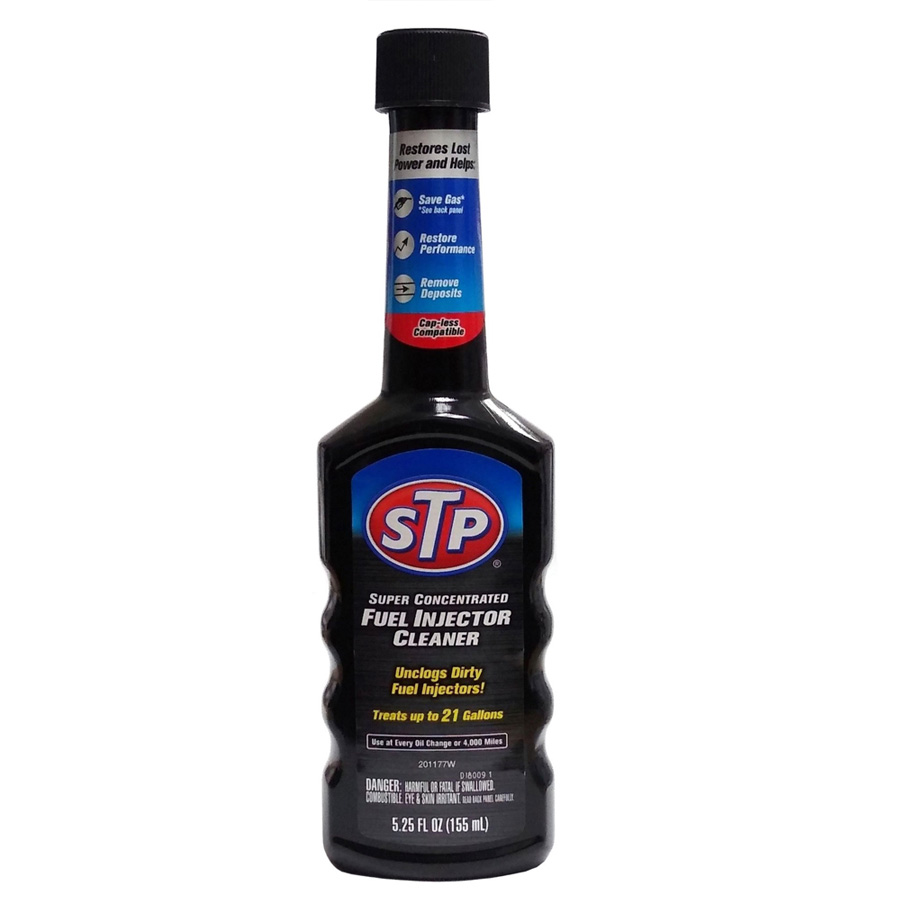 STP ADDITIVES 5.25 OZ SUPER CONCENTRATED HIGH MILEAGE FUEL INJECTOR CLEANER