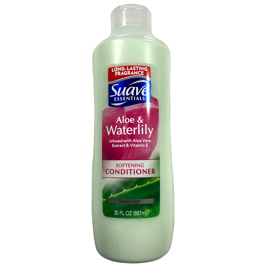 SUAVE CONDITIONER 30 OZ ALOE AND WATERLILIY
