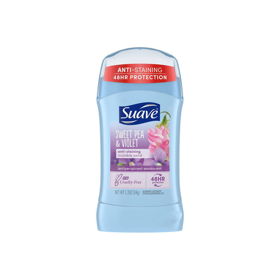 SUAVE DEO STICK 1.2 OZ SWEET PEA AND VIOLET