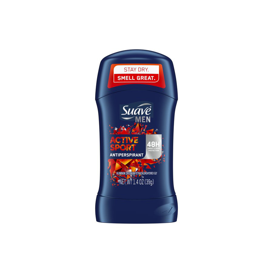 SUAVE DEO STICK 1.4 OZ ENERGIZING ACTIVE SPORT 24 HOUR PROTECTION
