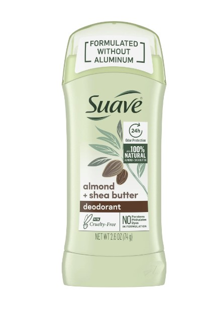 SUAVE DEO STICK 2.6 OZ ALMOND SHEA