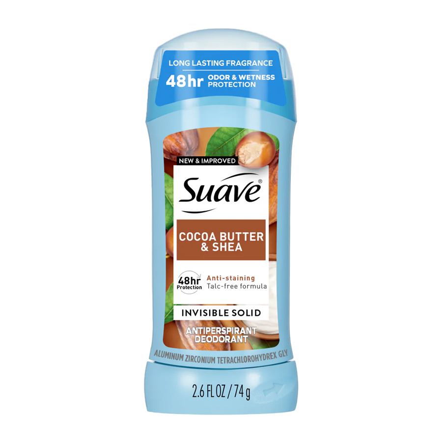 SUAVE DEO STICK 2.6 OZ COCOA & SHEA BUTTER