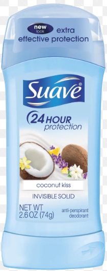 SUAVE DEO STICK 2.6 OZ COCONUT KISS