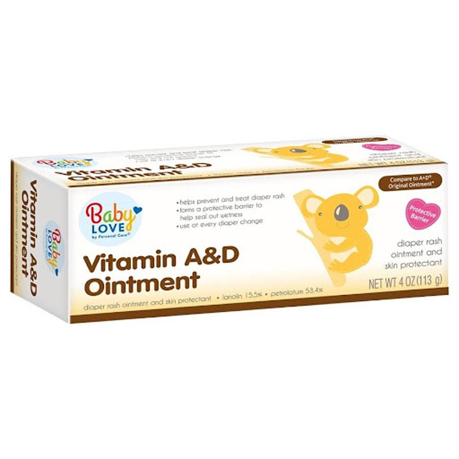 BABY LOVE OINTMENT 4 OZ VITAMIN A&D