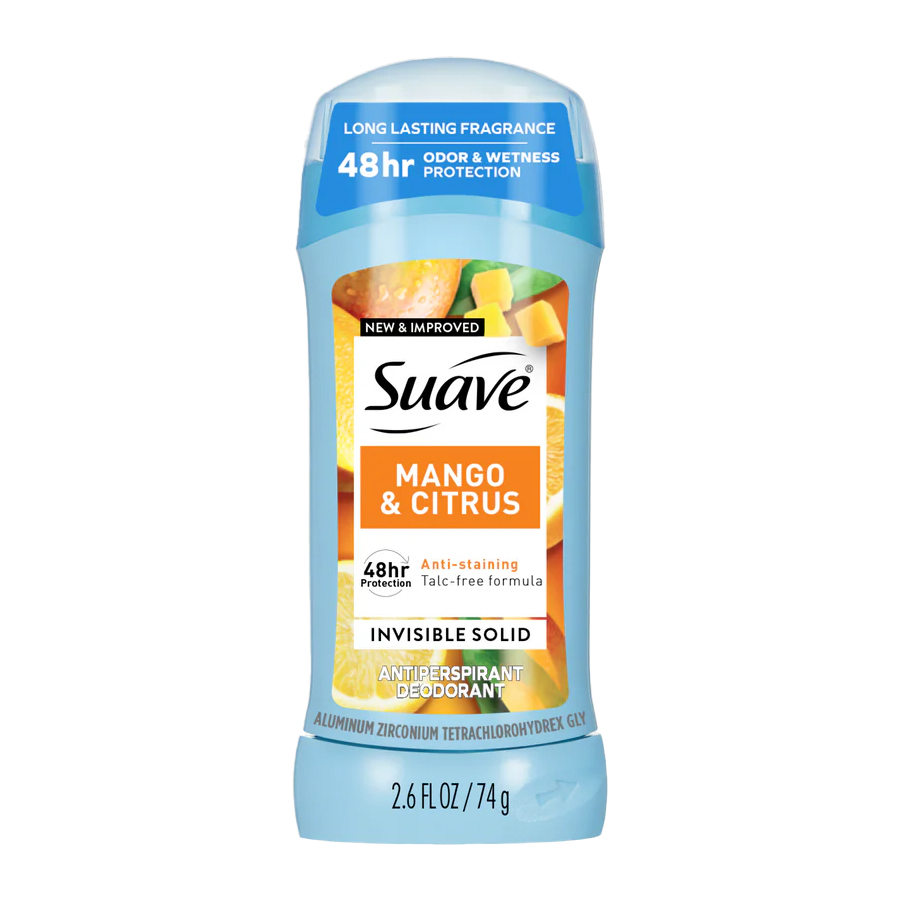 SUAVE DEO STICK 2.6 OZ MANGO & CITRUS