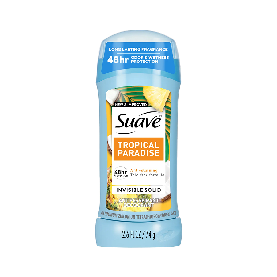 SUAVE DEO STICK 2.6 OZ SOLID TROPICAL PARADISE