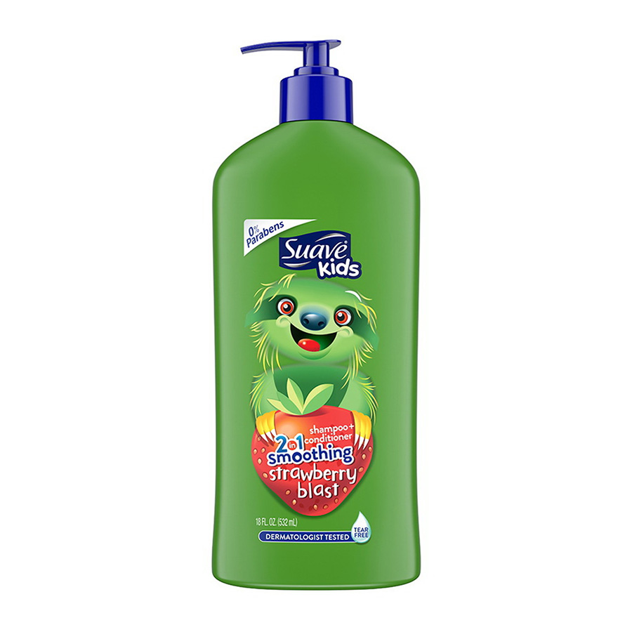 SUAVE KIDS 2 IN 1 18 OZ STRAWBERRY