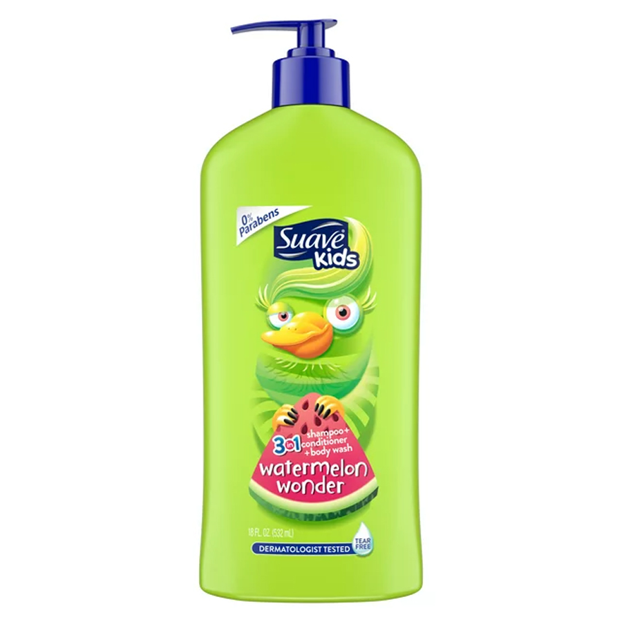 SUAVE KIDS 3 IN 1 18 OZ WATERMELON