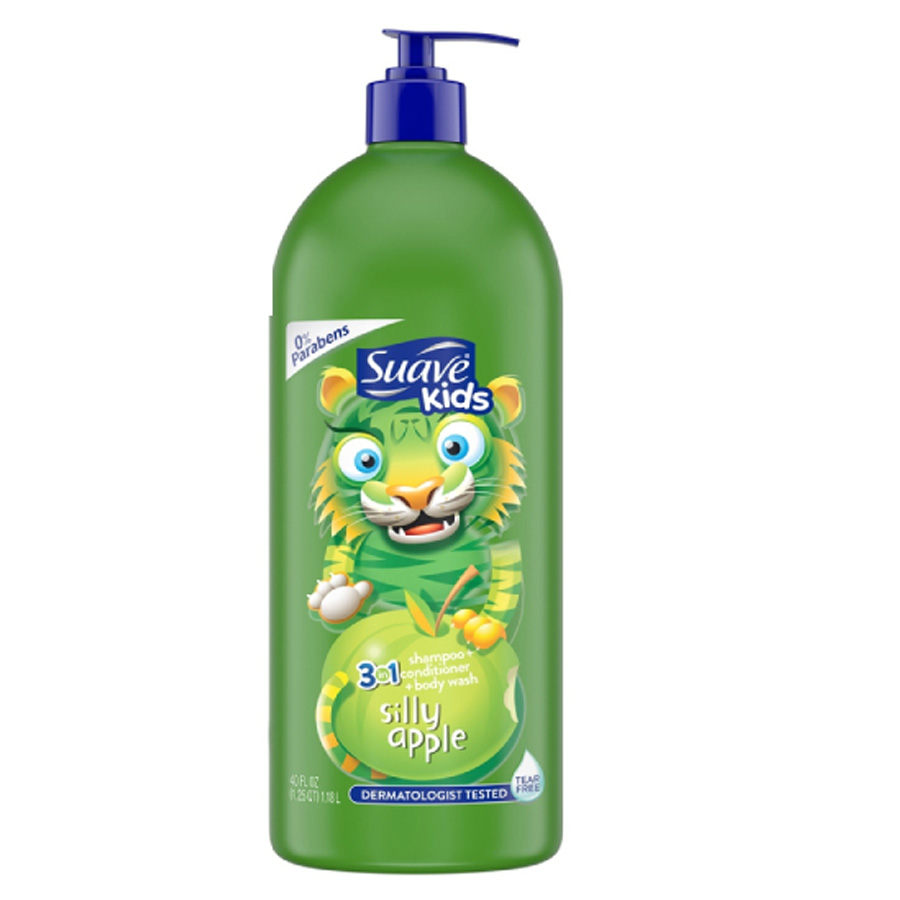 SUAVE KIDS 3 IN 1 40 OZ APPLE